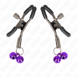 pince à meton double cloche violet 6 cm
