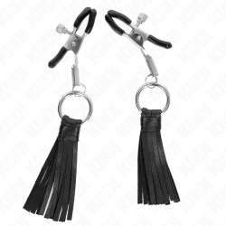 pinces à télémons à pampons en cuirette 6 cm