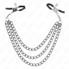 pinces à metelier avec 3 chaînes noires 20-23-28 cm