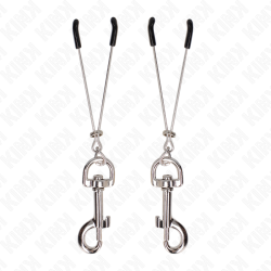 pince à meton crochet fin argent 7 cm