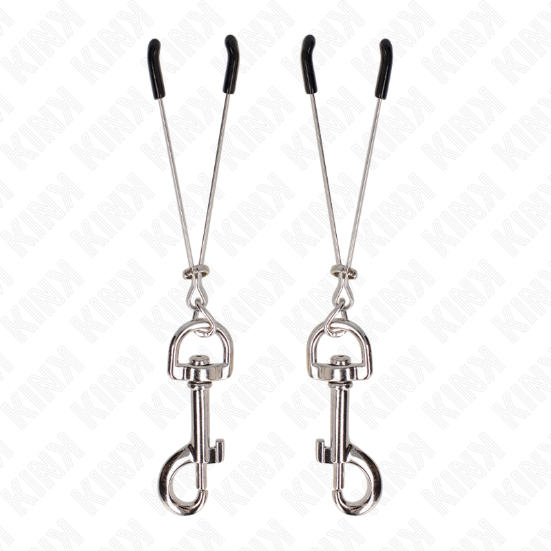pince à meton crochet fin argent 7 cm