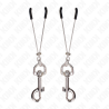 pince à meton crochet fin argent 7 cm