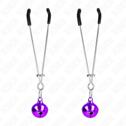 pinces à téléphone mince cloche violet 7 cm
