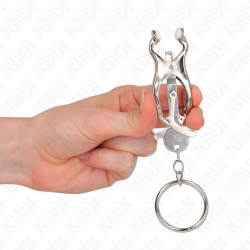 pinces à téléphones trèfle japonais o-ring argent
