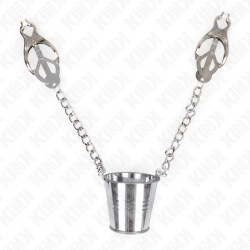 pinces à metelier avec seau argent