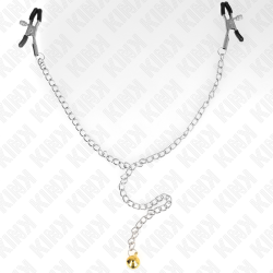 pinces à metelier chaîne avec cloche 30 cm