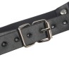 953720 pinces à seins en cuir bondage noires taille unique