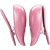 pinces à tétons cailey 10 vibrations télécommande rose