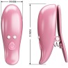 pinces à tétons cailey 10 vibrations télécommande rose