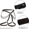 euphoria harnais de cuisses multi chaînes taille plus