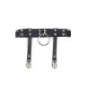 953744 jarretelle punk en cuir ajustable noir taille unique
