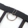 953744 jarretelle punk en cuir ajustable noir taille unique