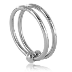 anneau double acier metal dur 30mm
