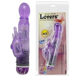 vibrateur  vitesses multiples avec stimulateur lilas