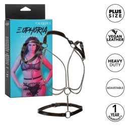 euphoria harnais licol multichaînes premium grande taille