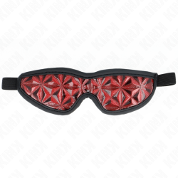 serre-tête motif diamants rouge 20,5 x 6 cm