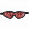 serre-tête motif diamants rouge 20,5 x 6 cm