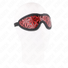 serre-tête motif diamants rouge 20,5 x 6 cm