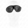 serre-tête motif diamant noir 20,5 x 6 cm