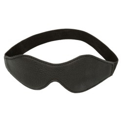 nocturnal masque pour les yeux en cuir pvc noir