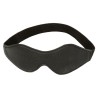 nocturnal masque pour les yeux en cuir pvc noir