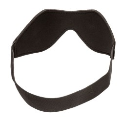 nocturnal masque pour les yeux en cuir pvc noir