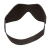 nocturnal masque pour les yeux en cuir pvc noir