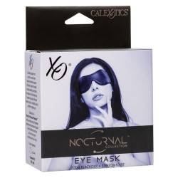 nocturnal masque pour les yeux en cuir pvc noir