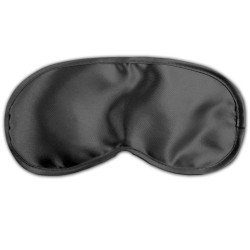 masque damour en satin noir