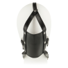 harnais de tête ohmama avec couvercle de museau ball gag