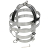 masque avec collier en acier