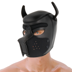 masque pour chien en néoprène avec museau amovible l