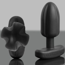 plug anal tartare quadripolar silicone noir