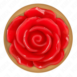 plug anal or rose avec rose rouge l