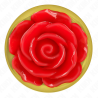 plug anal or rose rouge taille s