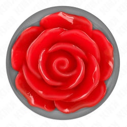plug anal rose rouge taille l