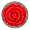 plug anal rose rouge taille l