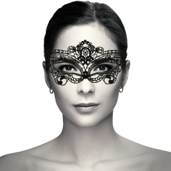 masque fine dentelle noire