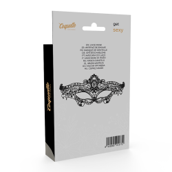 masque fine dentelle noire