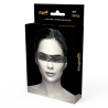 masque en dentelle noire avec ruban