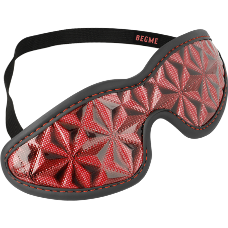 masque aveugle premium édition rouge avec doublure en néoprène