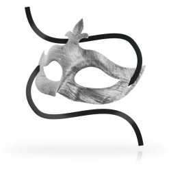 masques masque fleur de lis argent