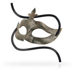 masques masque cuivre fleur de lis