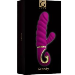 fun toys lapin vibrateur gcandy sweet framboise