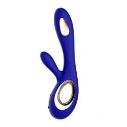 soraya wave vibrateur rabbit bleu nuit