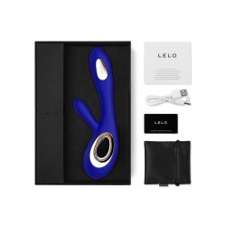soraya wave vibrateur rabbit bleu nuit