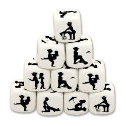 dés de pose blancs