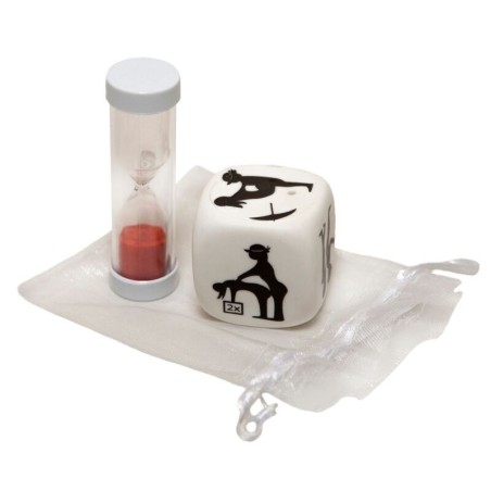jeu de dés de posture avec sablier