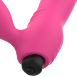 vibrateur bix double stimulation édition noël rose