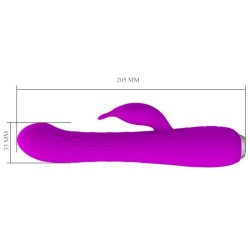 vibrateur molly avec rotation rechargeable